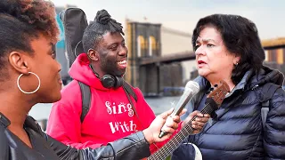 Asking Strangers To Sing The First Song that Comes to Their Mind