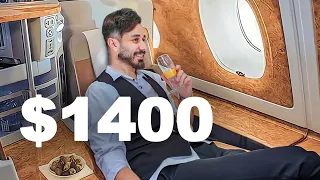 EMIRATES BUSINESS CLASS ON THE WORLD'S BIGGEST AIRCRAFT 🇦🇪 ($1400) !!