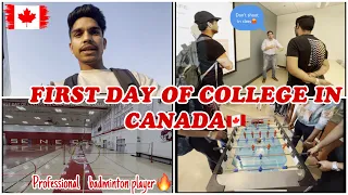 FIRST DAY OF COLLEGE IN CANADA 🇨🇦 || SENECA COLLEGE || ITSMEPIYUSH 😎🍻