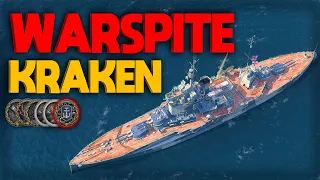 Warspite Doing Warspite Things - Kraken