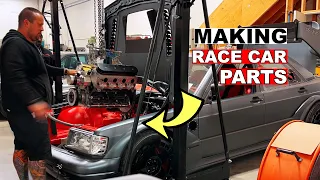 1500hp Mercedes 190E Evo 2 Gets Race Car Parts $$$