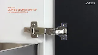CLIP top BLUMOTION 155° with Integrated Soft Close