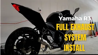 Yamaha R3 Full Exhaust System Install