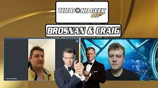 Pierce Brosnan & Daniel Craig James Bond Having A Chat With My Brother