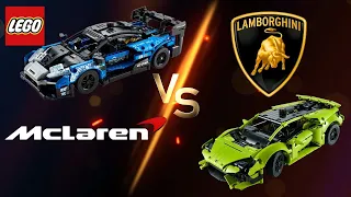 Lego McLaren Senna vs Lego Lamborghini Huracan | What is the best lego car?