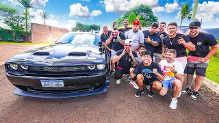 REAÇÃO DOS MEUS AMIGOS AO VER MEU CARRO NOVO DE 800CV!