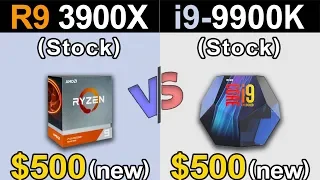 Ryzen 9 3900X Vs. i9-9900K | 1080p and 1440p | New Games Benchmarks