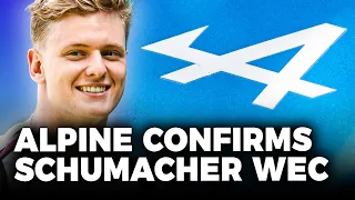 Alpine CONFIRM Schumacher for 2024 WEC l GPFans News