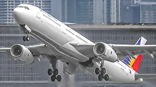 60 MINUTES of Plane Spotting at Manila Airport (MNL/RPLL)