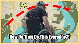 I Travel Through My City In NOTHING But A WHEELCHAIR!