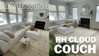 RESTORATION HARDWARE CLOUD COUCH + LIVING ROOM TOUR