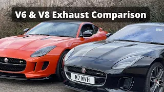 Jaguar F-Type V6 & V8 Exhaust Battle