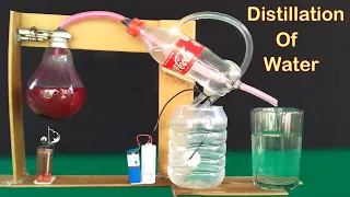 How To Make Distilled Water at home 💧💦 | Homemade Distilled Water | Distillation process