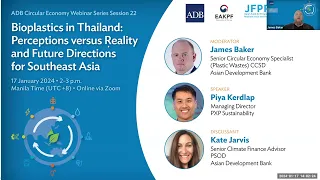Bioplastics in Thailand: Perceptions versus Reality and Future Directions for Southeast Asia