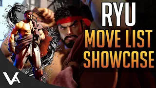 STREET FIGHTER 6 Ryu Move List! All Normals, Specials & Supers (Closed Beta)