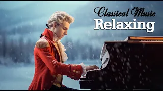 Классическая музыка зимней любви, падающего снега - Бетховен, Шопен, Чайковский, Бах,Моцарт 🎼🎼