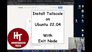 Install TailScale in Ubuntu 22.04 and advertise as Exit Node