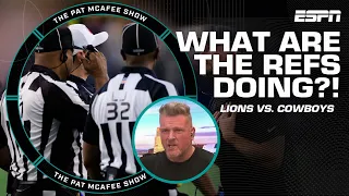 What are the refs doing? - Reacting to the controversial call in Lions-Cowboys | The Pat McAfee Show