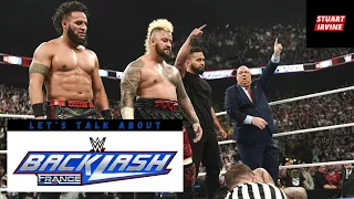 Let's Talk About WWE Backlash France.