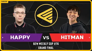 WC3 - [UD] Happy vs Hitman [ORC] - GRAND FINAL - B2W Weekly Cup #76