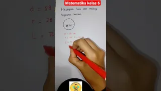 Luas dan keliling lingkaran || matematika kelas 6