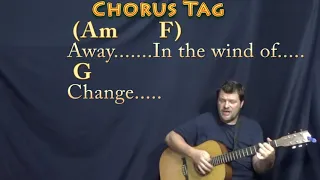 Wind Of Change (Scorpions) Guitar Cover Lesson in C with Chords/Lyrics - Munson