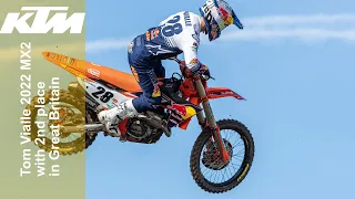 Tom Vialle ignites 2022 MX2 World Championship campaign with 2nd place in Great Britain (KTM News)