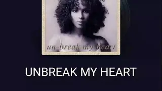 UNBREAK MY HEART (karaoke cover)