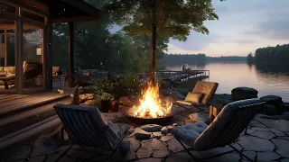 Relaxing Fireplace Escape | Soothing Crackling Fire Sounds for Cozy Vibes and Relaxation