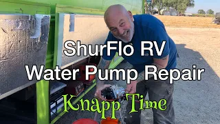 ShurFlo RV Water Pump Repair - Vlog 263 Bus Life