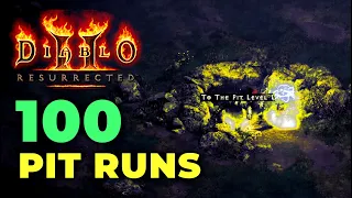 Players 3 100 PIT Runs with Summon Necro - Diablo 2 Resurrected