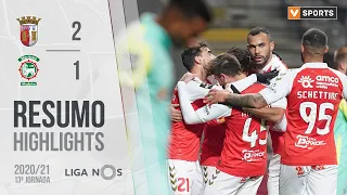 Highlights | Resumo: SC Braga 2-1 Marítimo (Liga 20/21 #13)