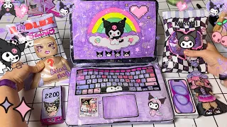 Kuromi Paper Macbook, Iphone 15, Blind Bag Paper ASMR unboxing