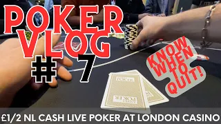 Run good until the early hours playing £1/2 Poker cash game | Poker Vlog #7