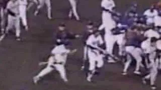 乱闘　巨人 ガルベス vs 中日 山崎 1996