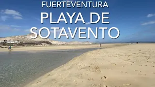 Playa De Sotavento, Fuerteventura (4K)