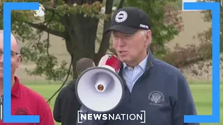 Biden joins UAW strike picket line | NewsNation Now