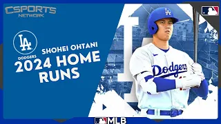 Shohei Ohtani's first 6 home runs of 2024