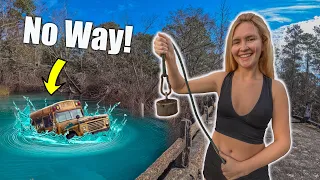 You Won't Believe What I Found On This Giant Magnet! - Magnet Fishing Our Way Home (Bus Broke Down!)