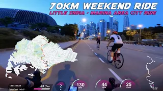 70km Singapore Cycling Route - Little India and MBS