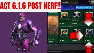 HOW TO BEAT ACT 6.1.6 POST NERF | MCOC