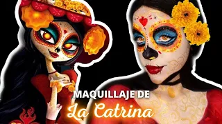 MAQUILLAJE de LA CATRINA del LIBRO DE LA VIDA