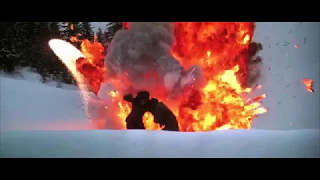 James Bond Explosions (The World is not Enough, 105 explosions), sampled film, 2018.
