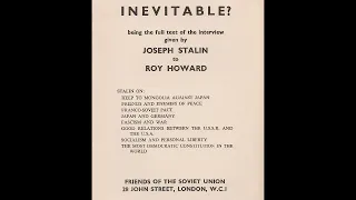 Interview Between J. Stalin and Roy Howard (1936, March 1)