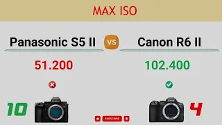 Panasonic S5 II vs Canon R6 II Comparison: 10 Reasons to buy S5 Mark II and 12 Reasons to buy R6 II
