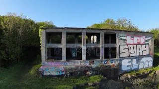 Villers Sur Mer, ancienne discothèque, drone FPV