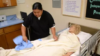 CNA Skill #15 Dress the resident with a paralyzed / contracted arm.