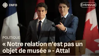 Visite de Gabriel Attal au Canada | 24•60