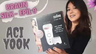 BRAUN SILK EPIL 9 | EPİLATÖR İNCELEME | Acısız Epilasyon / Tüm vücud sadece 15 DAKİKA ❤