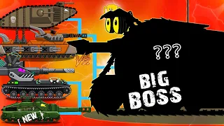 CARTOONS ABOUT TANKS - MEGA TANKS VS MEGA BOSS -  (Part 34) #cartoonsabouttanks